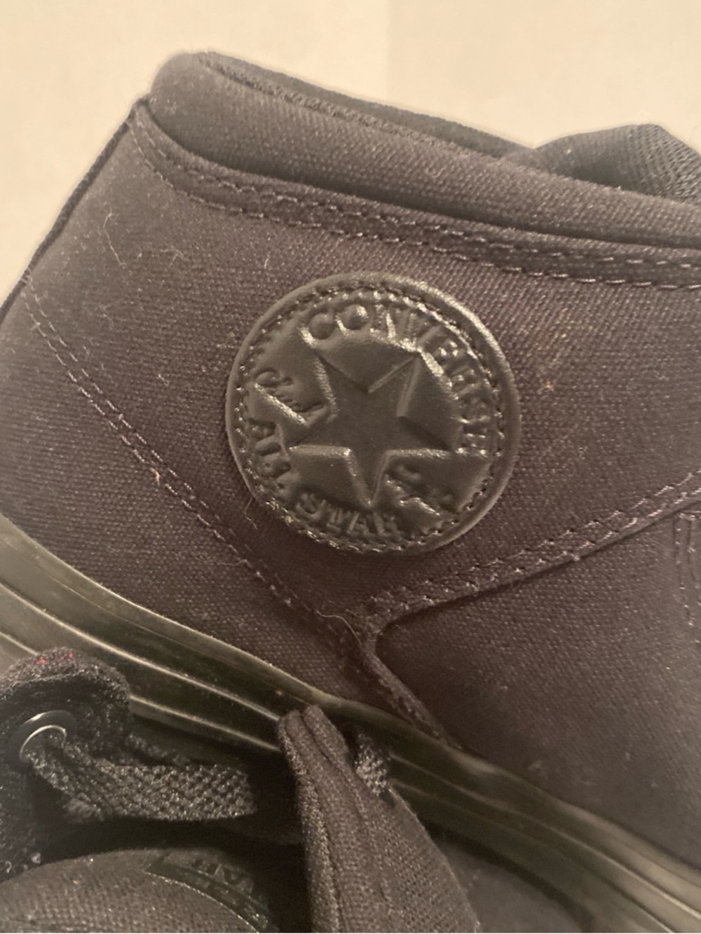 Converse Black Interior Label Textile Sneaker